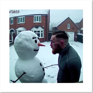 Conor Mcgregor vs Snowman 9/9 Posters and Art